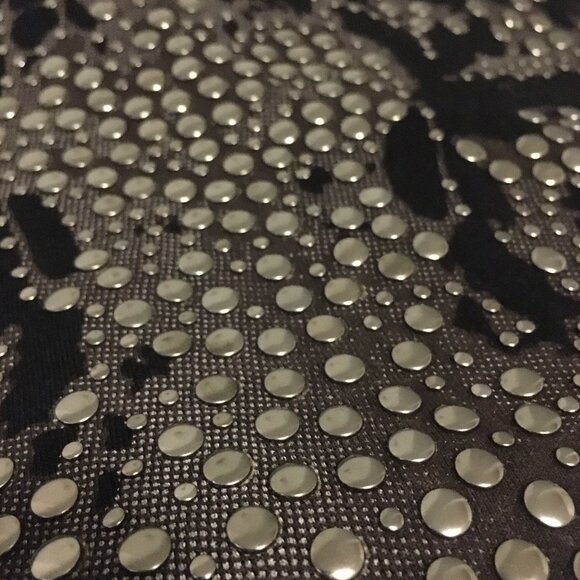 Olsen Europe Metal Studded Big Cat Head Black Shirt - Picture 5 of 15